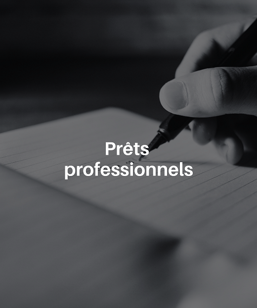 Prêts professionnels